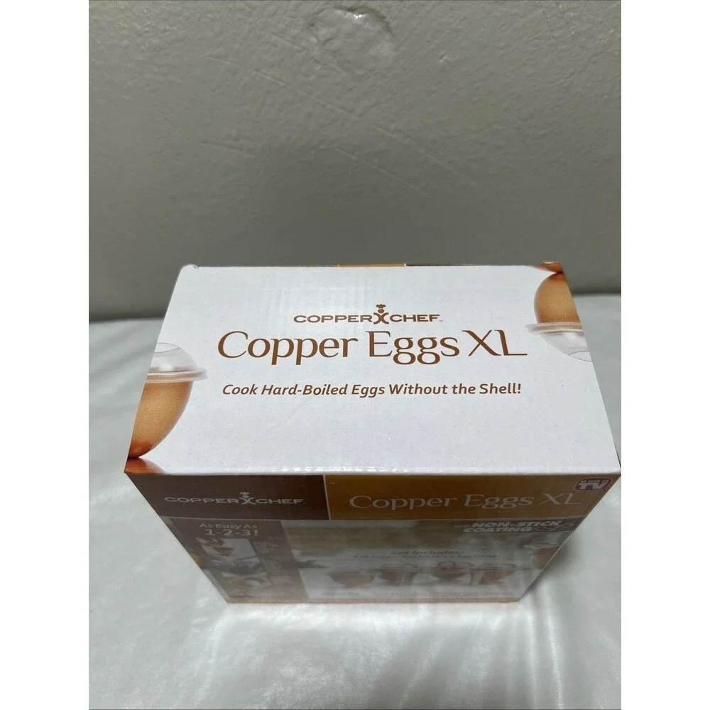 Copper Chef Copper Eggs XL (As Seen On TV) New With Recipe Book